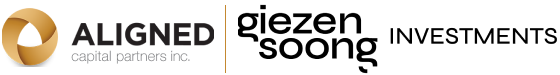  Dual logo of Aligned Capital Partners Inc and Giezen Soong Investments 