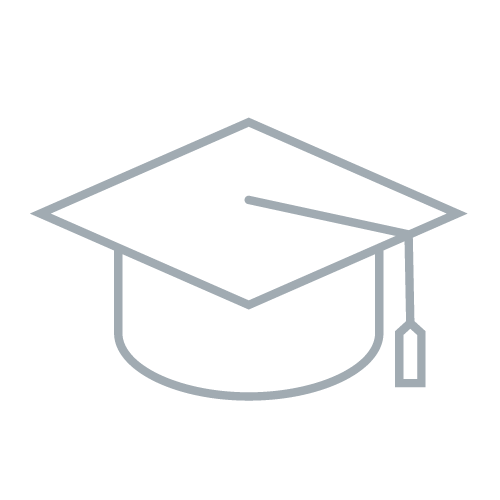 graduation hat icon